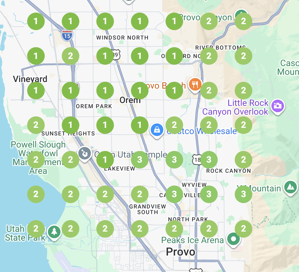 Orem Utah after Glasspath